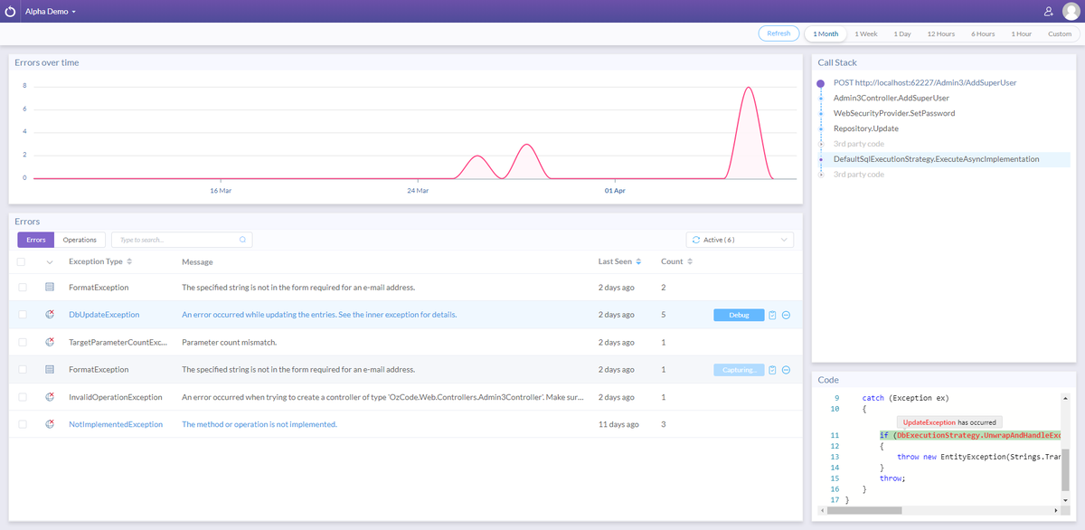 oz_code's tweet image. Wondering how our #ProductionDebugger promotes collaboration? All #debug information is assembled into a single shareable link. With everyone looking at the same data, the collaboration panel keeps communication tight and on point. bit.ly/3mLey6O