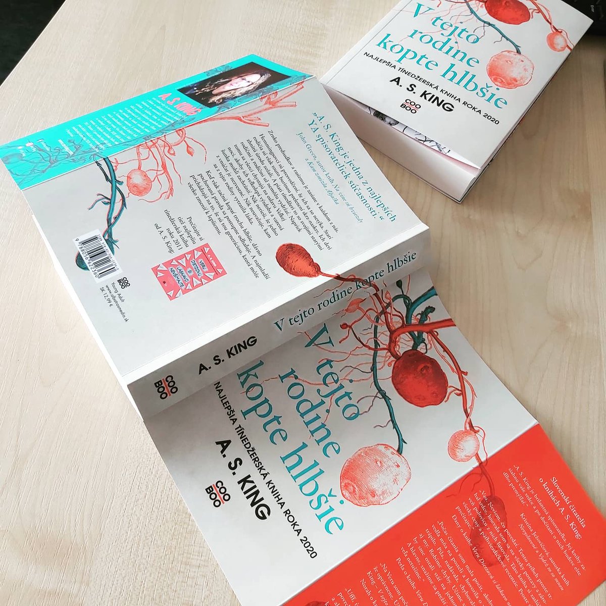 EvaPiarova's tweet photo. I'd like to tell you everything about this book, but there's only so much time in a day, so here's what's important:
1. You have never read something like this. 🤓
3. @AS_King is absolutely stunning author. ✍
#dig. #slovak #cooboo @ivanacingelova @erik_fazekas https://t.co/tdKwAF9InL
