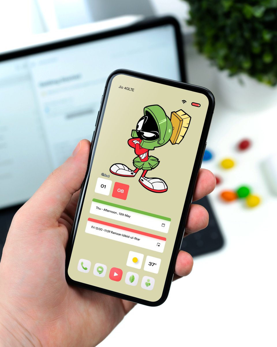 MrMorniingstar's tweet photo. #Marvin #screen 😍🍀
#wallpaper @MelianDesigns 
#kwgt @jacksonhayes701 @LOKESHCHAUHAN78 
#icon @One4Studio @bossgfx_ 
#Templates @Marcel73390851 @GhanoDZpro @vhthinh_at @sry_nmblss 
❣️🥂 @UtdAll @JODIEXXV @MalHWarwick @bmcg85 @kleinmone 🥂❣️
#kustombee #android_homescreen #setup https://t.co/CsDy1cCr9g