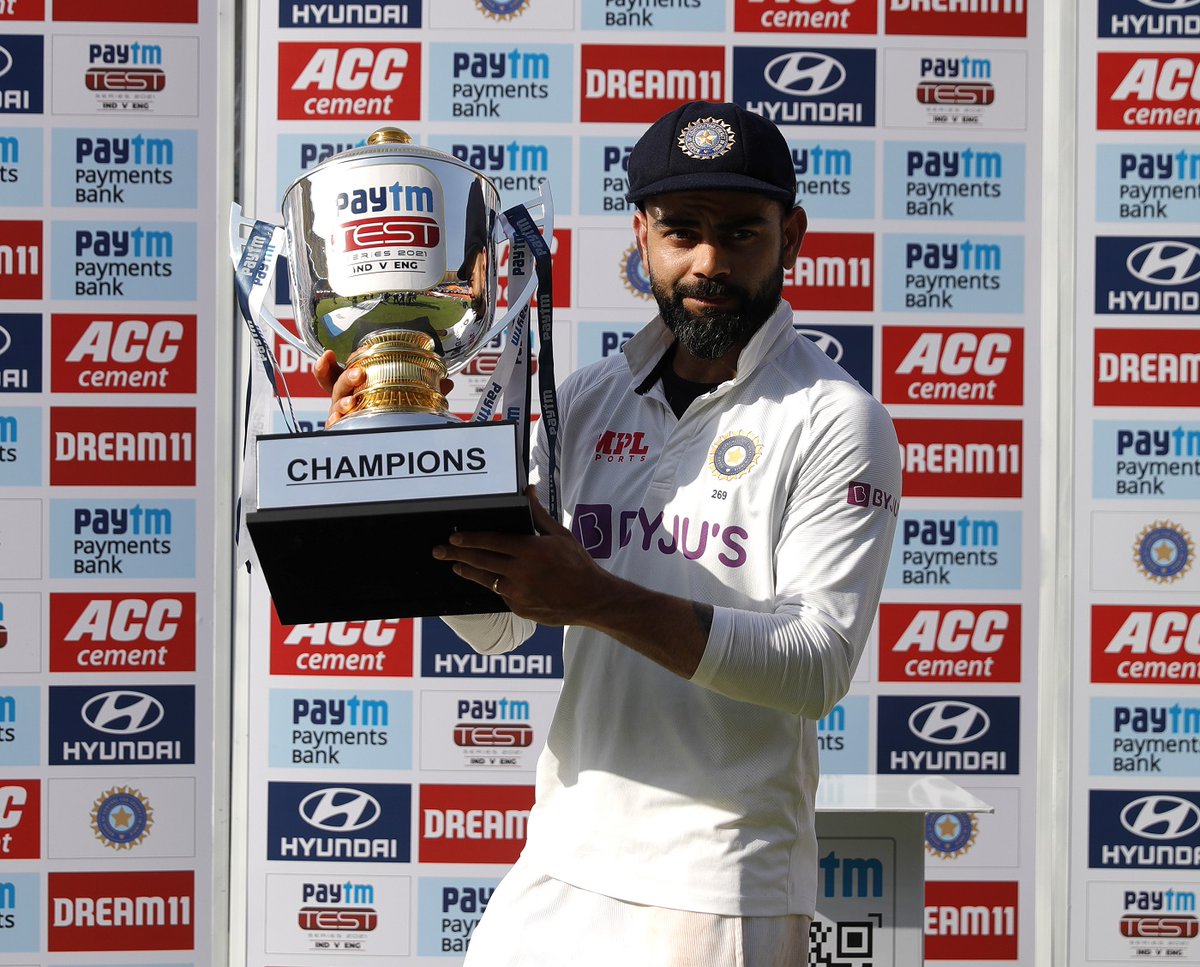 cricinfo's tweet photo. For the fifth straight year, India are the No. 1 team in ICC's annual Test rankings update https://t.co/C8zhXvlLRs