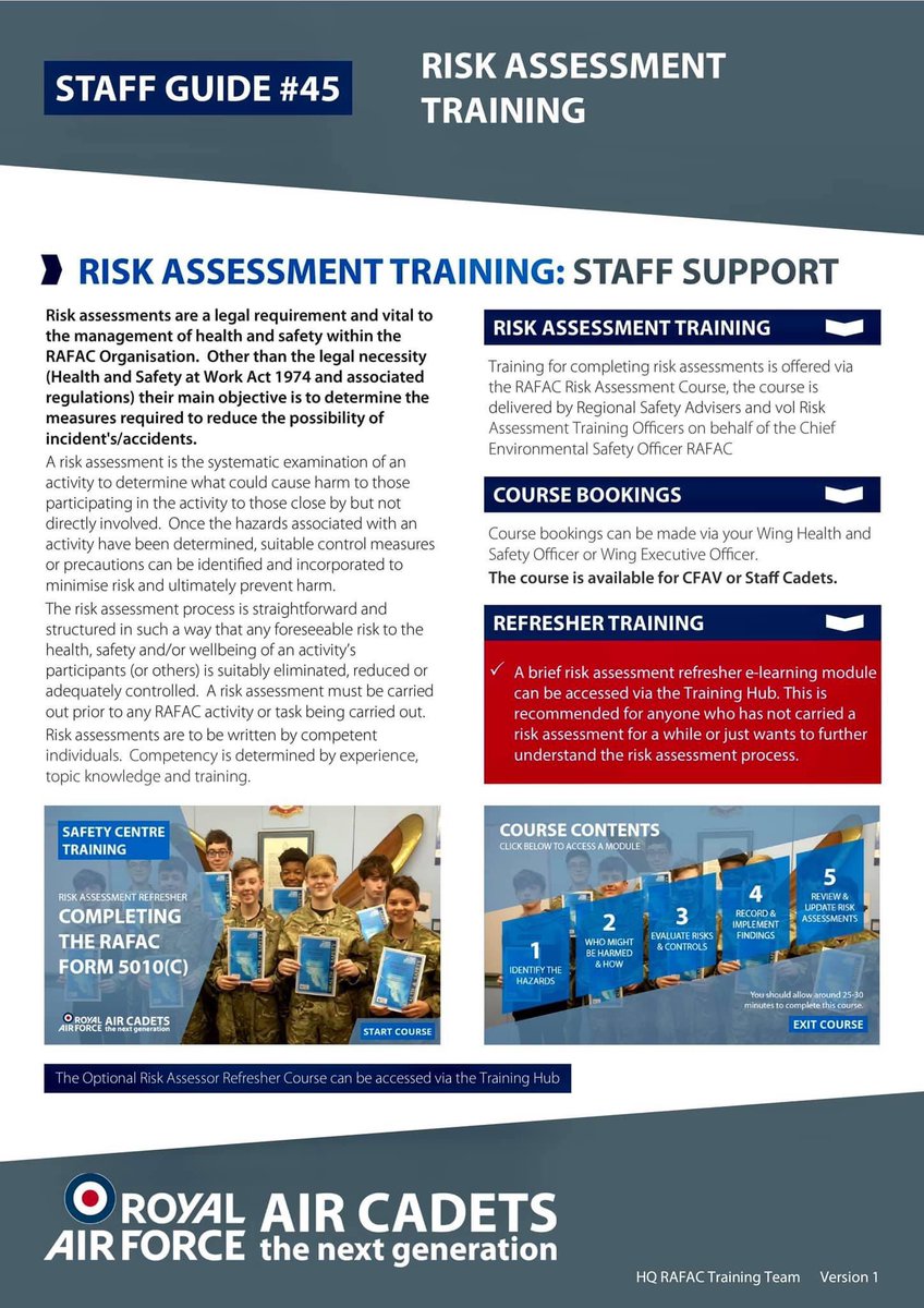 WO Greg Jennings RAFAC (@wo_tdt) on Twitter photo Already completed a Risk Assessors Course? Catch my dulcet tones on the latest refresher training package and get yourself up to speed on the RAFAC Form 5010(C)! #TakingBookingsForVoiceOvers <a href="/ComdtAC/">Commandant RAF Air Cadets</a> Already completed a Risk Assessors Course? Catch my dulcet tones on the latest refresher training package and get yourself up to speed on the RAFAC Form 5010(C)! #TakingBookingsForVoiceOvers <a href="/ComdtAC/">Commandant RAF Air Cadets</a>