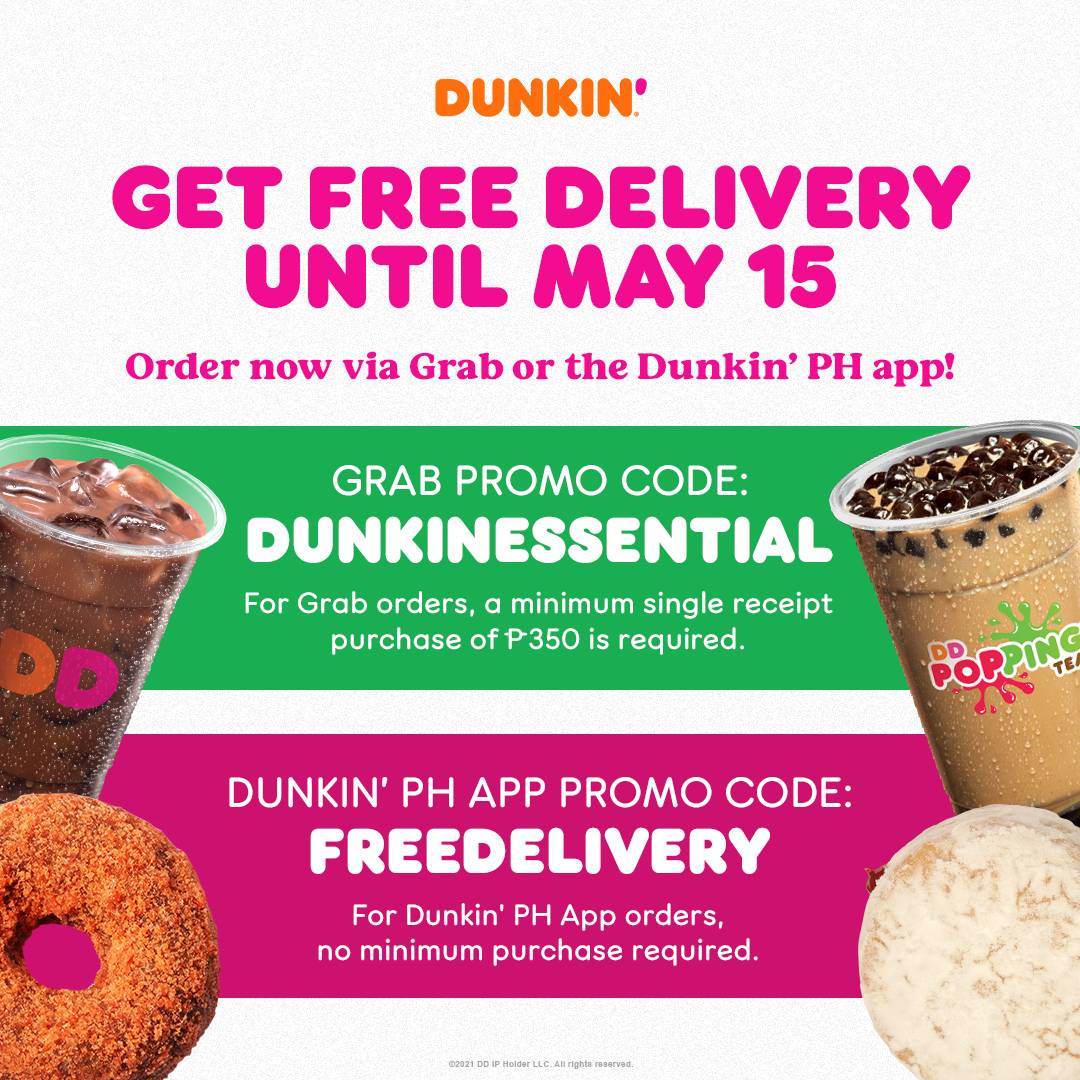 Dunkin' Philippines on Twitter "Until May 15, you can have your