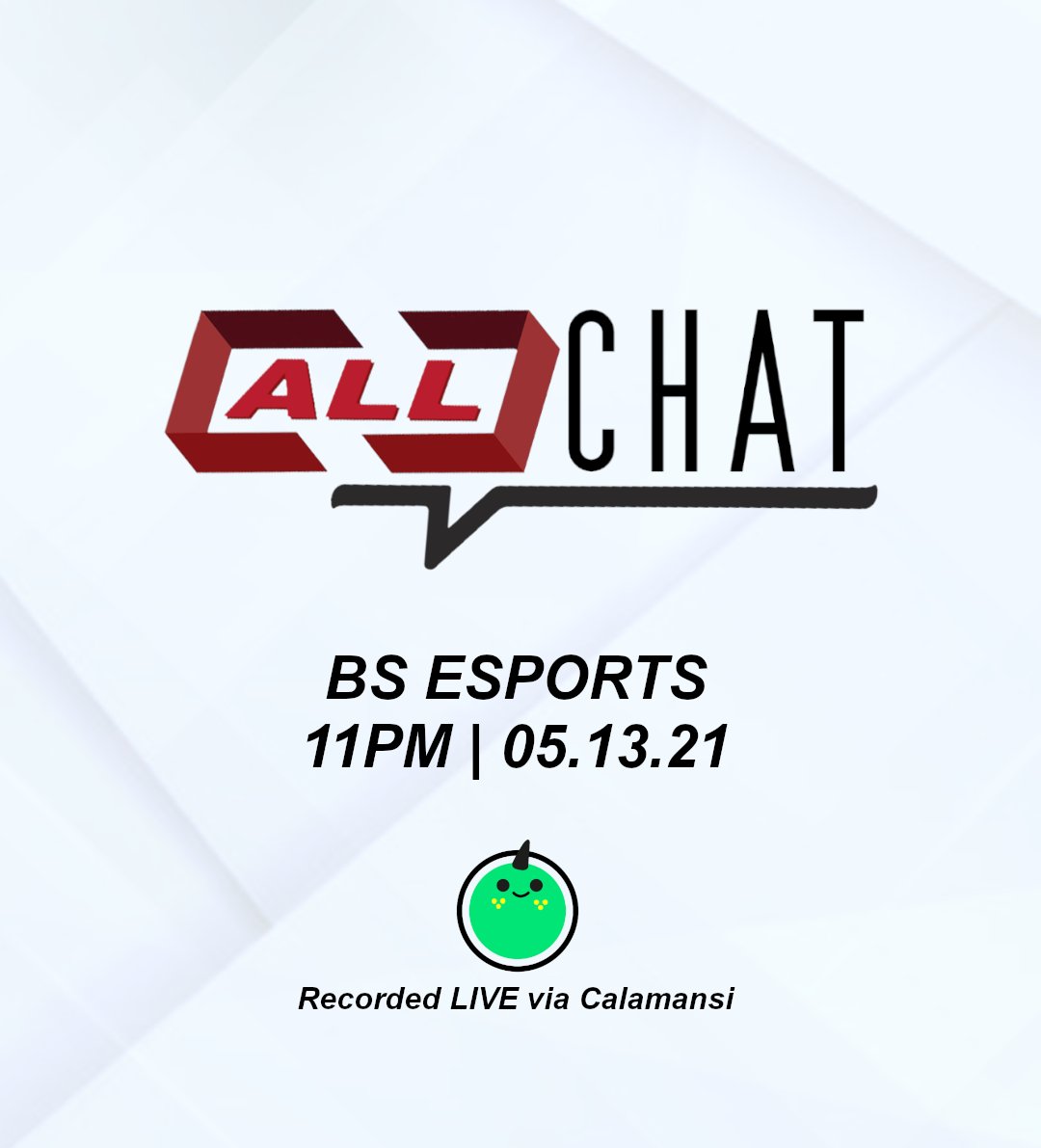 LeoCastsPH's tweet photo. Talkin about BS ESPORTS on tonight's episode of [ALL] CHAT podcast! Recorded LIVE via Calamansi! Download the app and join us at 11PM and share your thoughts #AllChat #BSEsports https://t.co/wqJyObcZQq