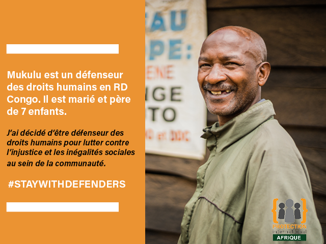 PI_AfricaHub's tweet photo. #Mukulu est défenseur des droits humains en #RDC. Il est passionné par la defense des droits des communautés paysannes. 
Avec l'appui de @ifaCultExtern, il est l'un de 48 #DDHs qui ont suivi nos formations sur la #ProtectionCommunautaire au Nord-Kivu et Sud-Kivu. 👏 https://t.co/hjx5TayYeC