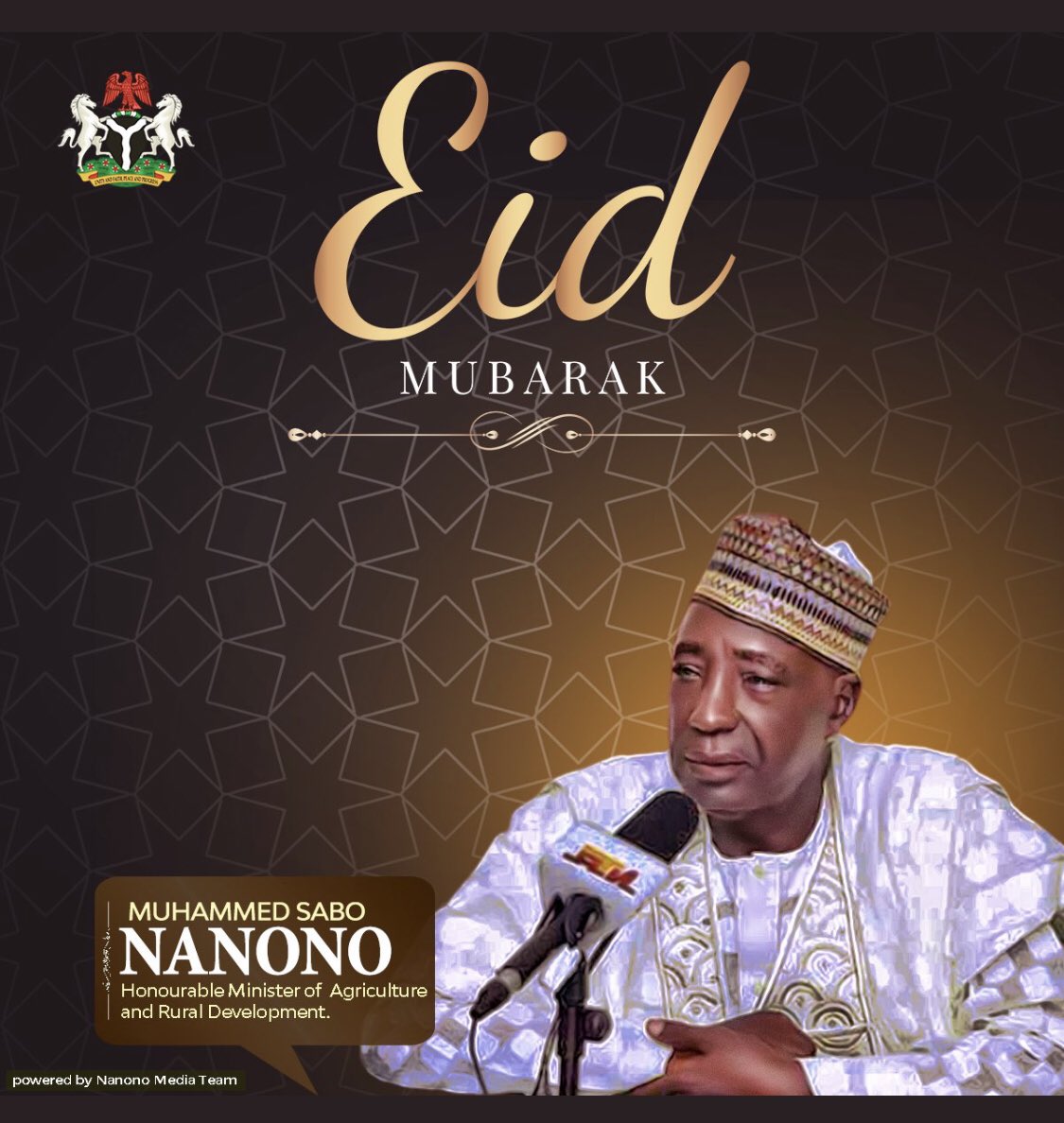 To all to Muslim faithfuls across Nigeria and around the globe. Wishing us all, Allah's infinite mercy.

#EidAlFitr