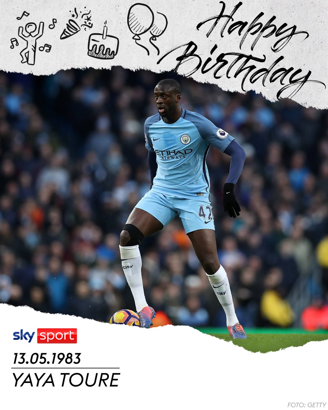 Yaya Yaya! Yaya Yaya! Happy Birthday Yaya Toure!     