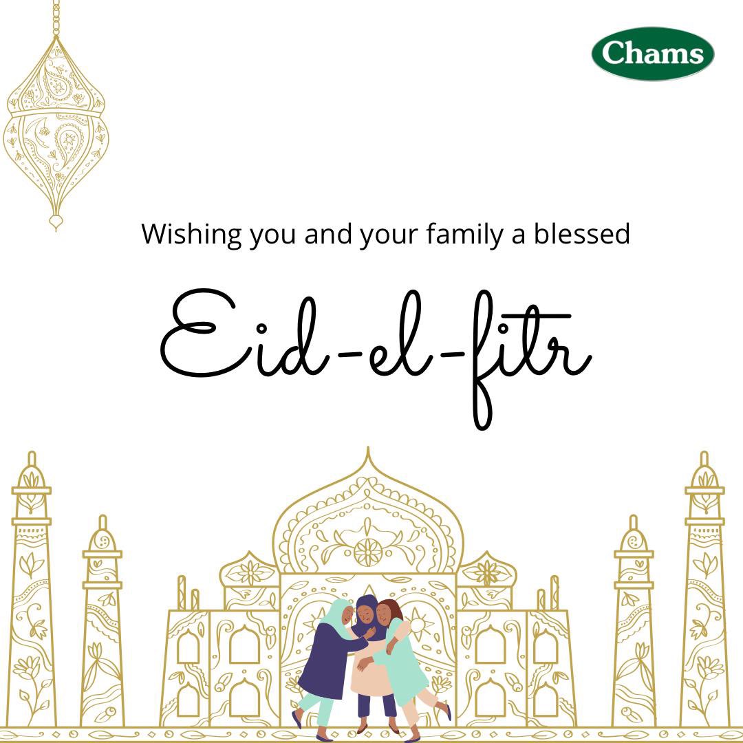 ChamsHoldCo's tweet image. With love, we wish all Muslims a HAPPY EID MUBARAK 
May Allah’s strength which kept you through the fast bring loads of Rahman (blessings) as each day unfolds.
.
.
.
.
.
.
.
#chams #chamsplc #ramadan #EidMubarak #holidays