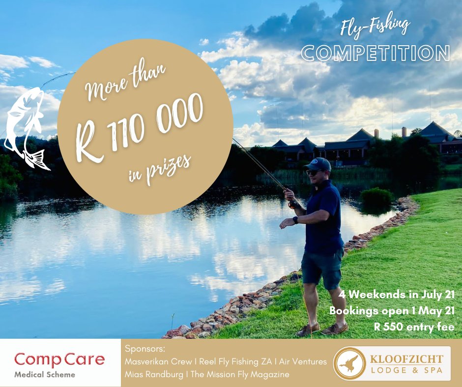 Don't Forget...

The Annual #KloofzichtLodge Fly-fishing competition with CompCare Medical Scheme will take place over 4 weekends in July 2021. 

Bookings are now open via flyfishing@kloofzicht.co.za 

#flyfishing #FlyfishingCompetition #MuldersdriftFlyFishing #GuvonHotels