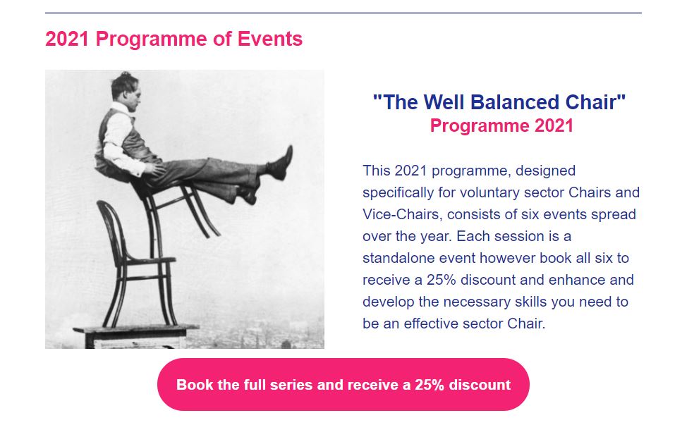 We have prepared a lot of exciting offers for Chairs &amp; Vice Chairs, including: Board Exchange, Mentoring, exclusive programme of events and more! See here for more info: mailchi.mp/afbcdf510029/c…