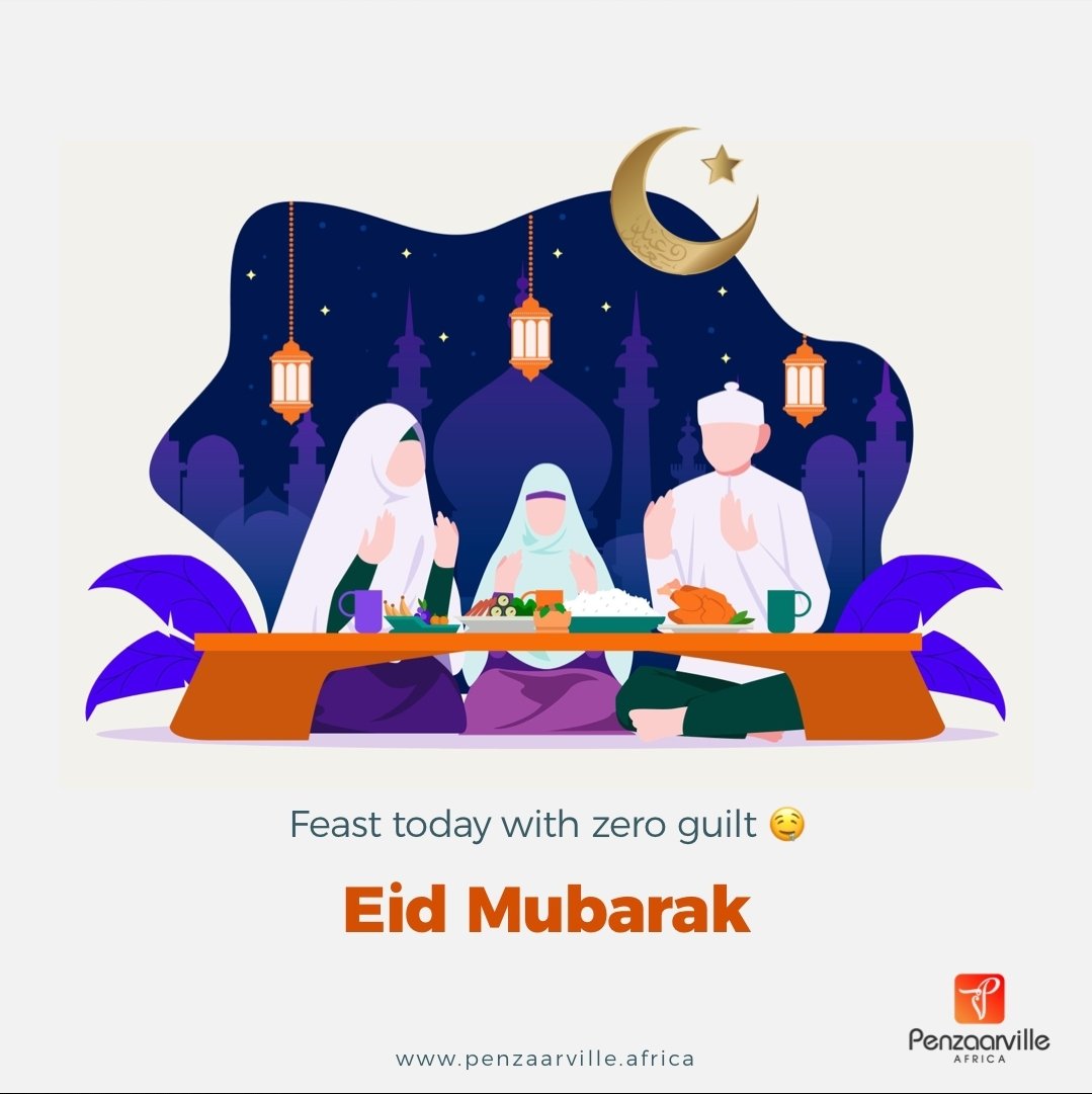 Wishing you a holiday filled with lots of love, happiness and answered prayers. Happy Eid Mubarak! #EidMubarak #ThePenzaarvilles #PenzaarvilleAfrica