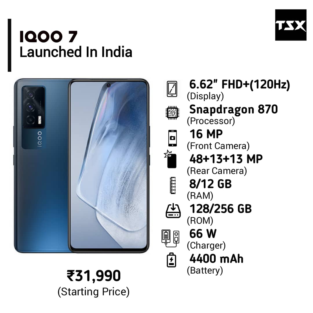 TECHSmartX's tweet photo. IQOO 7 or IQOO 7 Legend Launched In India
Follow us for Tech Updates @TECHSmartX
#techtrends
#techtrolls #iqoo7 #iqoo #iqoomobile #vivoindia #iqooindia #iqoo7legend #sd888 #sd870 #snapdragon #qualcomm #event #maheshbabu #tollywood #TechSmartX #TechSmartXUpdates #TechSmartXTeam https://t.co/1ZnFgwsnbG