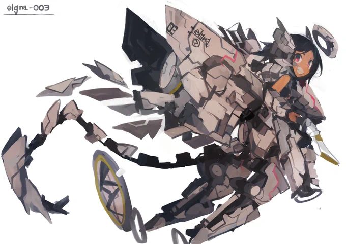 装甲御天使娘型・汎用分離遠隔ユニット搭載式駆動鎧『legna-003』 