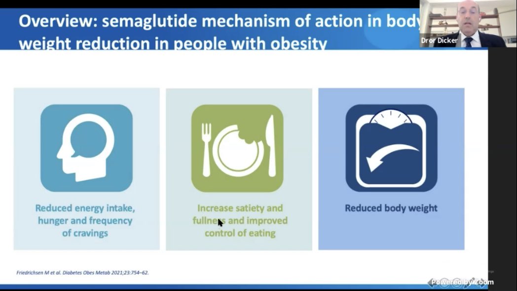 EASOobesity's tweet photo. Must watch on #ECO2021 replay — fantastic presentation, excellent analysis and encouraging news on #semaglutide https://t.co/jf82S8s2jD