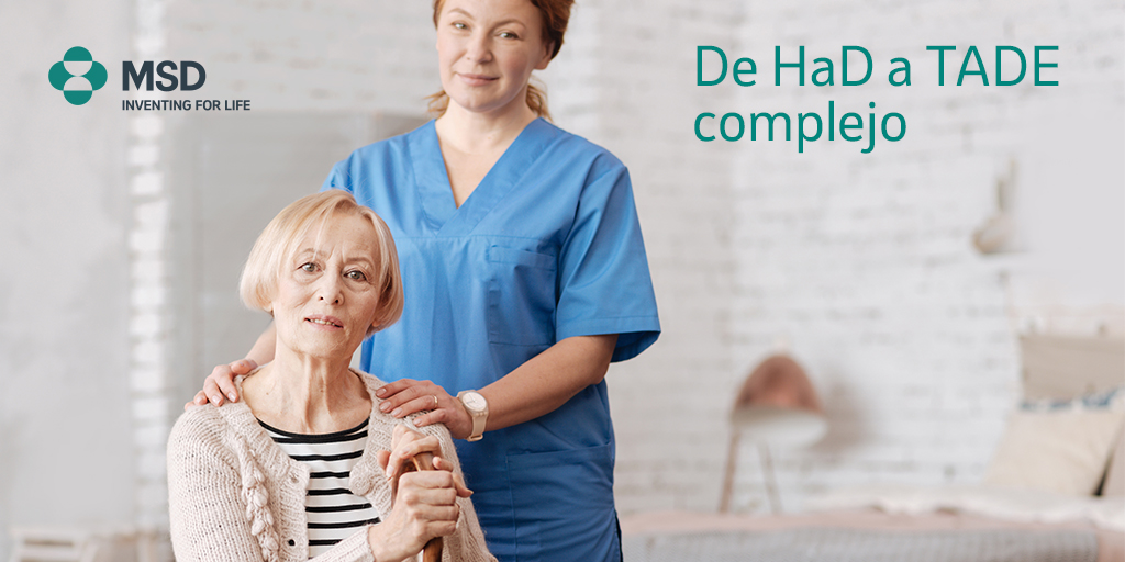 msd_es's tweet photo. 🔊 Le invitamos al "Ejemplo de Transformación de la Hospitalización a Domicilio (HaD) a un modelo TADE complejo" coordinada por el Hospital Parc Taulí. Podrá elegir entre la sesión del día 18 o la del 26 de mayo. 📅 Regístrese en  https://t.co/Cixi3wdGAT #JuntosEnLaHaD https://t.co/3NLiqZb0qN