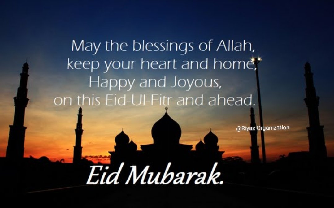 RiyazOrg's tweet photo. Wish you all Happy Eid Mubarak
#eidmubarak
#eidulfitr #riyazorganization #riyazorg #IdulFitri #Eid #eidmubarak2021 #Eidulfitr2021 https://t.co/ZU5w7fSero
