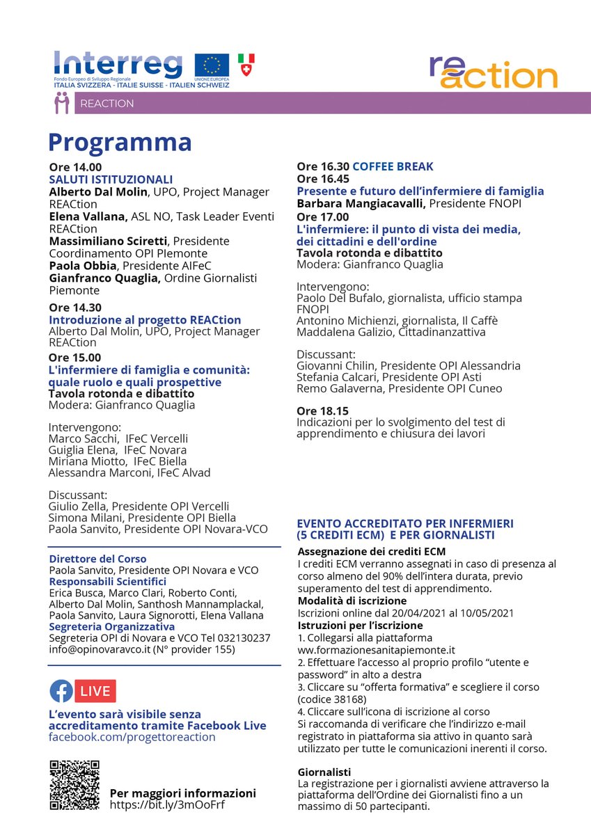ProjectAging's tweet photo. #Infermieri e #giornalisti discutono del ruolo dell'#infermiere e della sua rappresentazione sui #media ▶ Oggi alle 14:00 in diretta Facebook: https://t.co/Vt37pvhK7z

@aslvercelli @FNInfermieri @UniAvogadro @unito @Cittadinanzatti https://t.co/b7tV2jJxxS