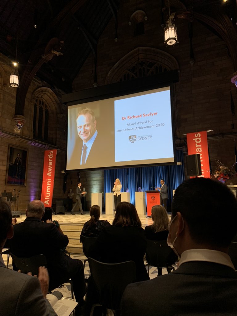 Professor Georgina Long AO (Bluesky @gvlongphdmd) (@profglongmia) on Twitter photo Congrats to my friend, colleague & co-medical director <a href="/MelanomaAus/">Melanoma Institute Australia</a> - @ProfRScolyerMIA - for receiving the <a href="/Sydney_Uni/">University of Sydney</a> alumni award for International Achievement in melanoma research, clinical care, oncology & pathology. Congrats to my friend, colleague & co-medical director <a href="/MelanomaAus/">Melanoma Institute Australia</a> - @ProfRScolyerMIA - for receiving the <a href="/Sydney_Uni/">University of Sydney</a> alumni award for International Achievement in melanoma research, clinical care, oncology & pathology.