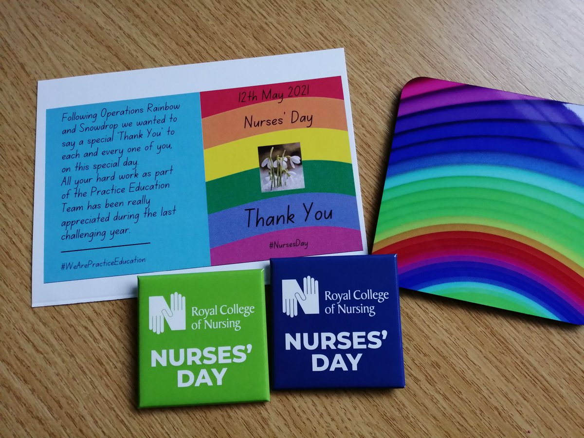 Was out of the office for #IND2021, so it was nice to come in to this nice gift from the Practice Education Leadership Team