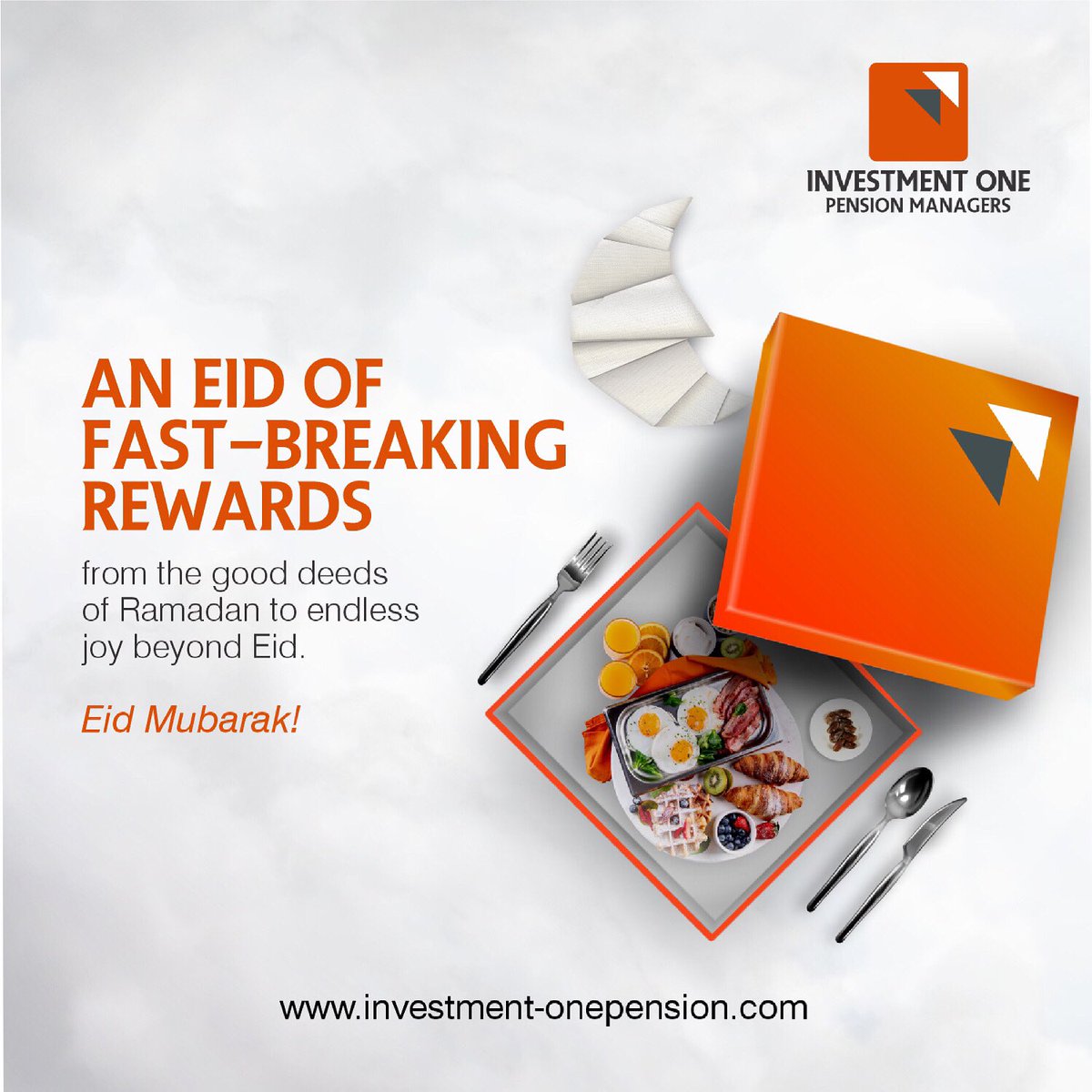 Investment1Pen's tweet photo. As you celebrate this feast, may this Eid open up new paths to favorable future achievements. Happy Eid-el-Fitr!

#SwitchToTheOne
#InvestmentOnePension #RetireHappy #Timeto60 #IOPension https://t.co/gAAklaKpKj