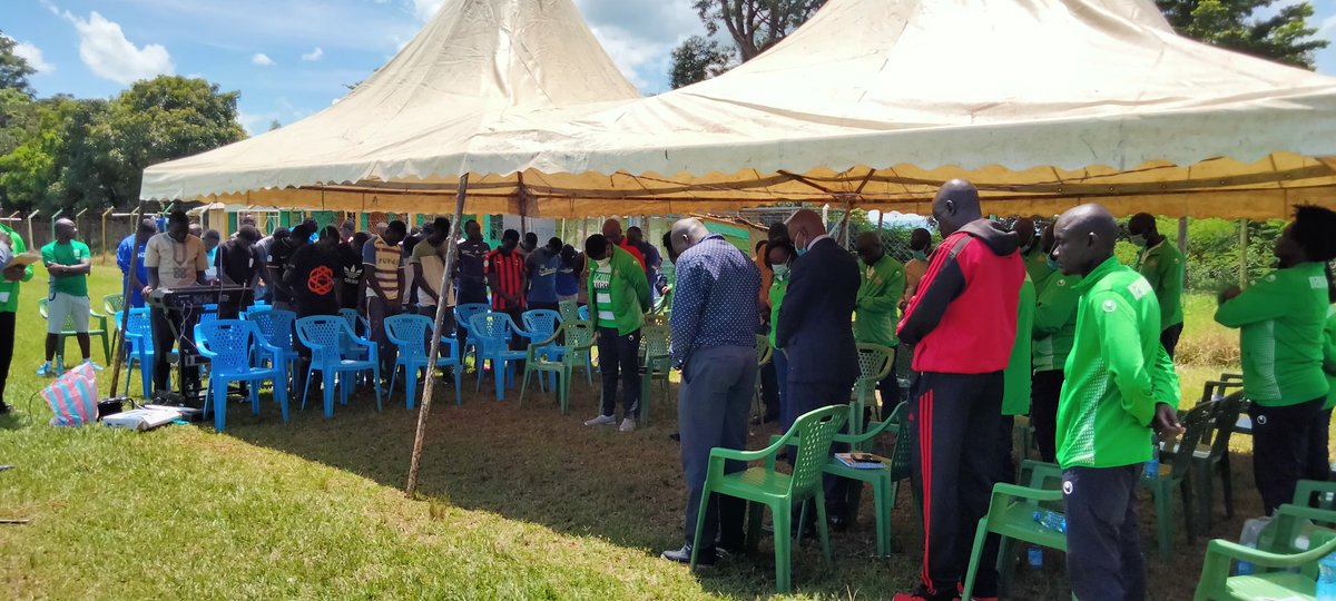 nzoiasugarfc2's tweet photo. Happening now!!. Nzoia Sugar Company football club unveils a new team jersey.@MakWan @Officialfkfpl @BetKingKenya @ElvisMukhwana @lucasalwala @SWanekeya @MeshackMakokha https://t.co/YpPXuCUhle