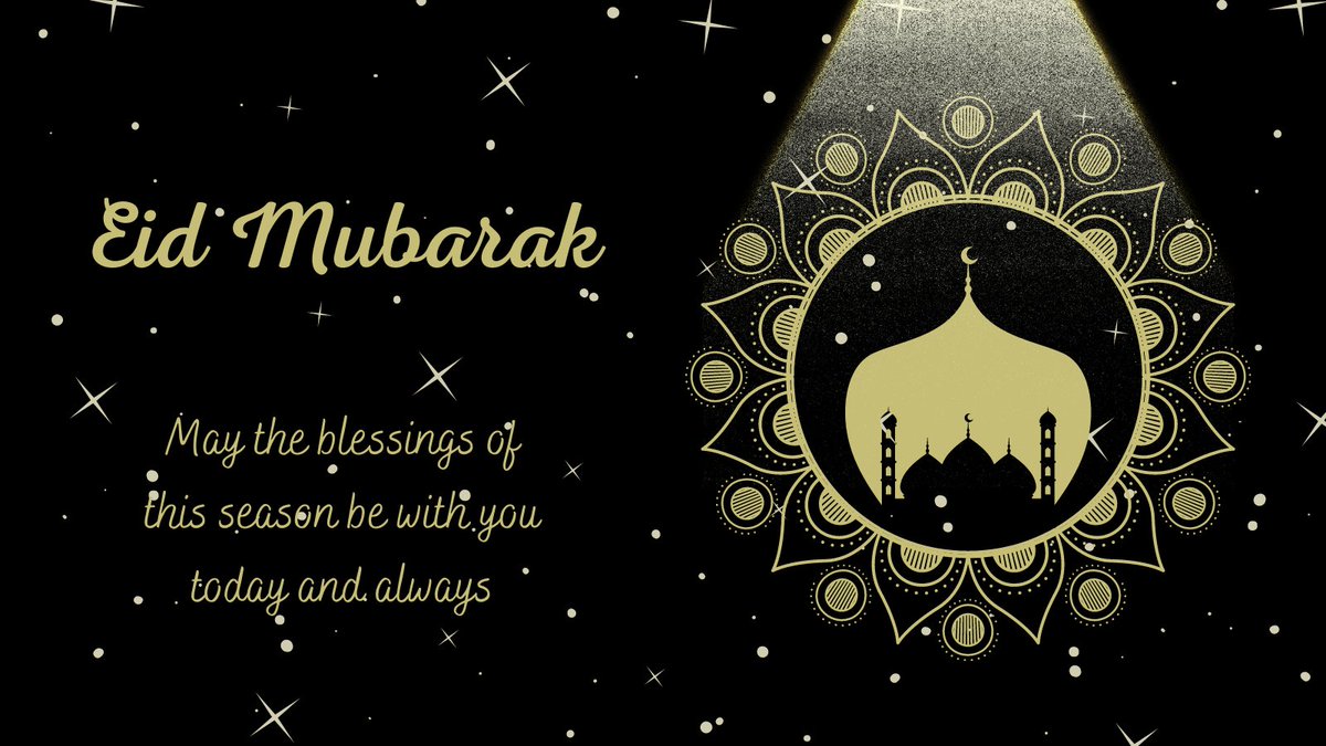 Warm wishes to all celebrating Eid al-Fitr today #EidMubarak