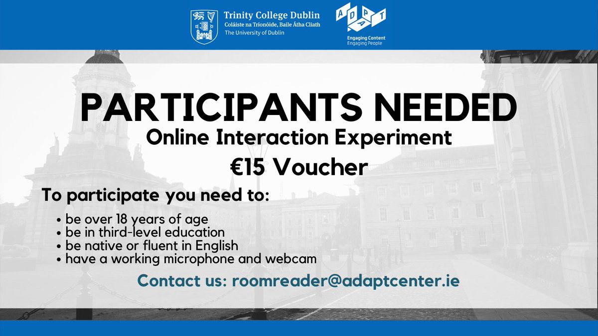 ReverdyJustine's tweet photo. 📣CALL FOR PARTICIPANTS📣
https://t.co/mCKHo6gZVD https://t.co/jQOzoB5HLe