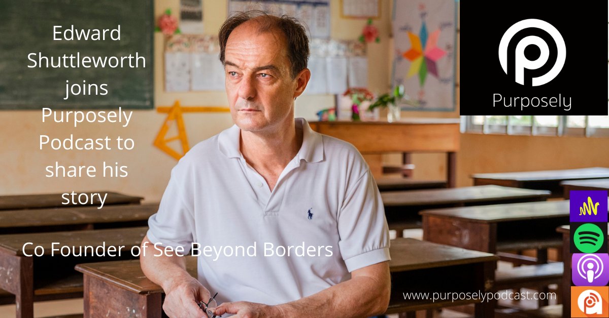 A big thank you to <a href="/EdShuttleworth/">Ed Shuttleworth</a> for sharing your founder story with <a href="/SeeBeyondBorder/">SeeBeyondBorders</a> 
#purposelypodcast #charity #cambodia #nonprofit