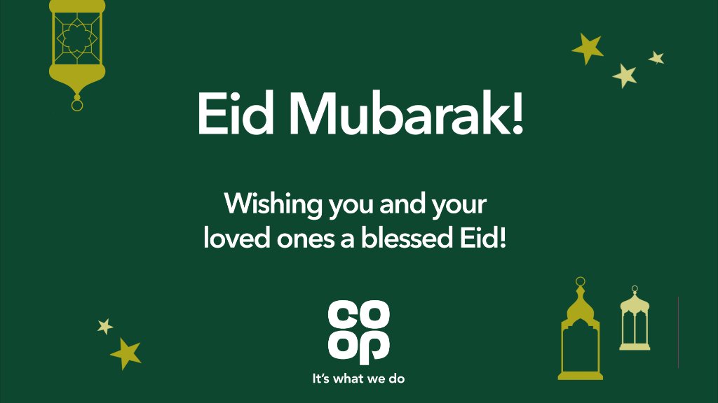 To all my wonderful colleagues across <a href="/coopuk/">Co-op</a> , wishing you all a wonderful celebration today. I hope you can enjoy it with your families