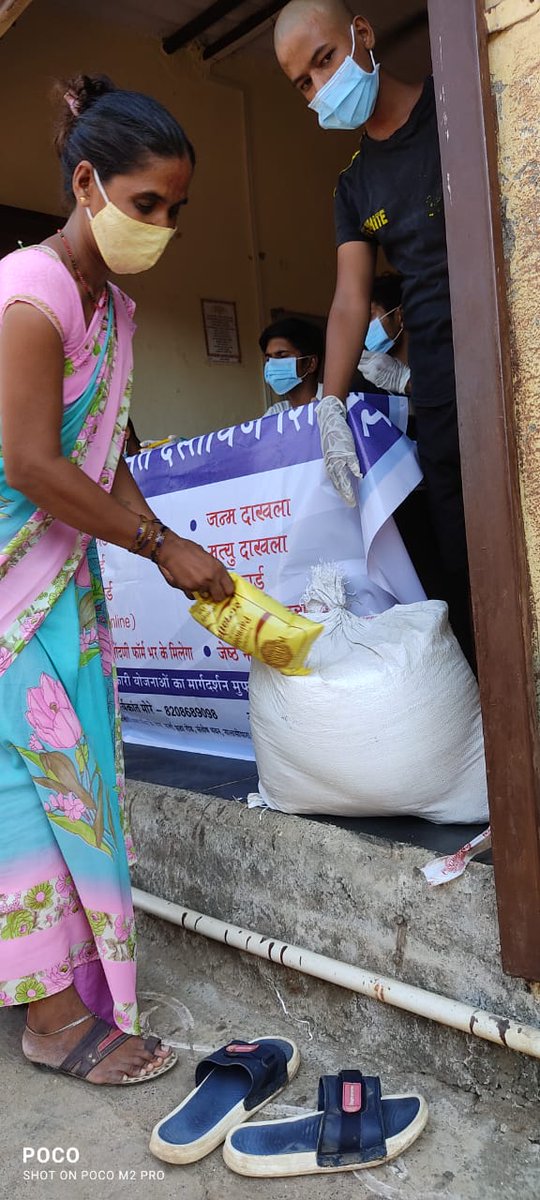 Your support to 'Donate to Fight Hunger &amp; Provide Covid Relief' in collaboration with <a href="/GoyaJournal/">Goya Journal</a> and <a href="/nivaala_co/">Nivaala</a> has helped us provide monthly ration kits to 150 identified families in Vallaipada, a slum in Nallasopara, Vasai, so far. 
Thank you! #Mumbai #COVIDSecondWaveInIndia