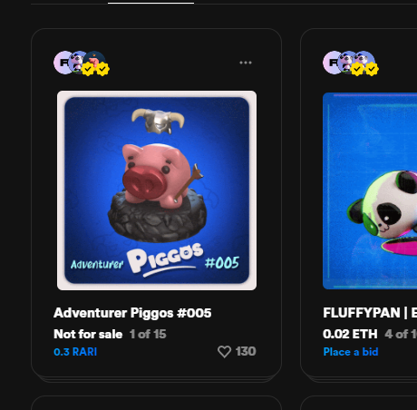 I just grabbed the last of Adventurer Piggos!
🐷🐷🔥🔥🔥⚔️⚔️

Thanks again <a href="/PiggosC/">Piggos</a> ! Your kindness and creations continue to inspire me🥰🥰🥰