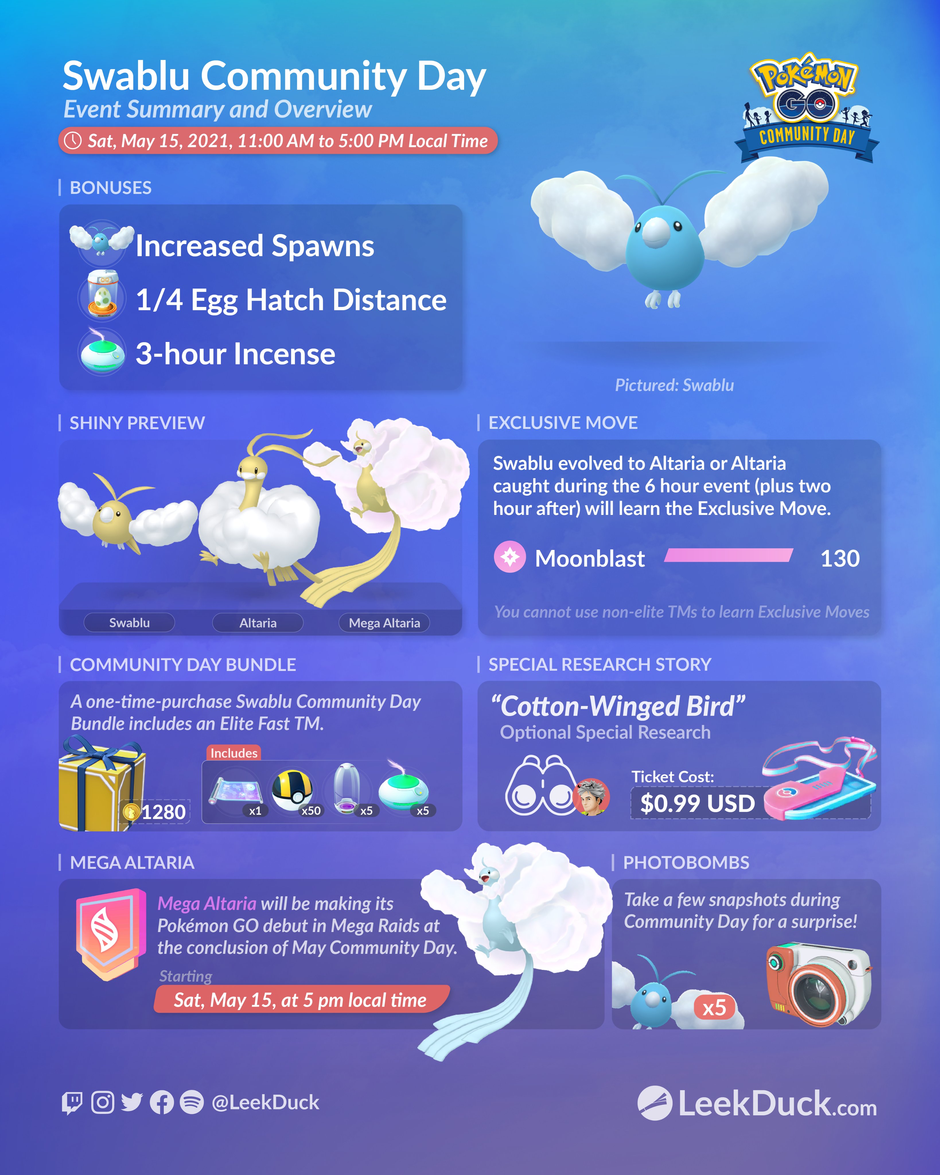 Pokémon GO Tour: Sinnoh - Global - Leek Duck