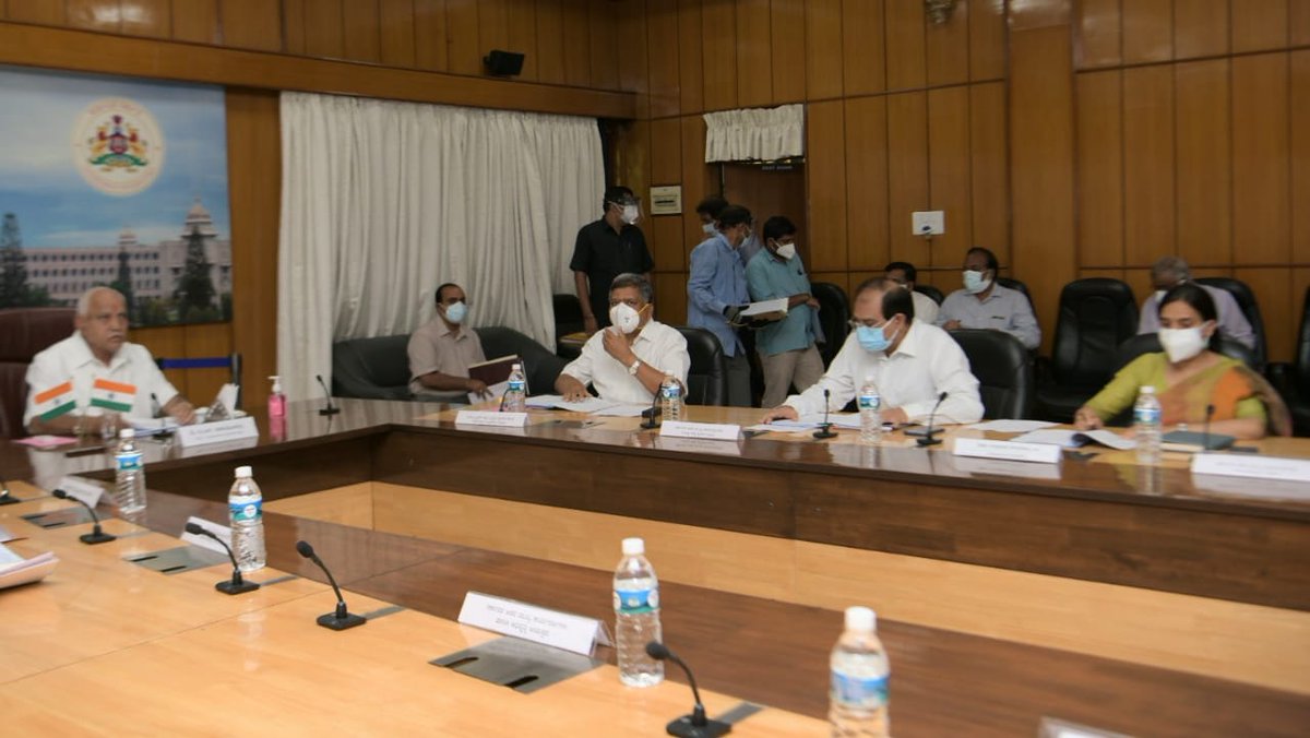 Nine investment projects were cleared at the 56th State High Level Clearance Committee meeting, paving the way for new projects across sectors and several job opportunities. #InvestinKarnataka <a href="/CMofKarnataka/">CM of Karnataka</a> <a href="/JagadishShettar/">Jagadish Shettar</a> <a href="/ACSIC_GOK/">S Selvakumar, IAS</a> <a href="/CommIndustries/">Gunjan Krishna, IAS</a> <a href="/KarnatakaVarthe/">DIPR Karnataka</a>