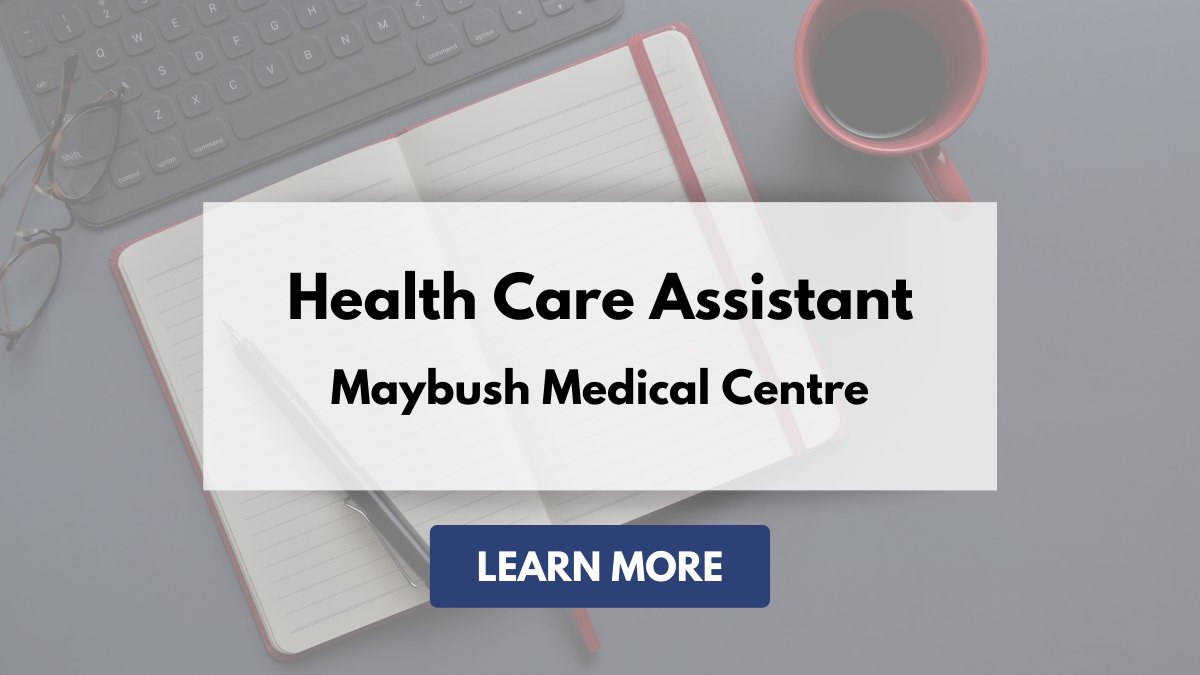 ConexusHealthUK's tweet photo. Our friends at Maybush Medical Centre are looking for an experienced Health Care Assistant to join their amazing team 💜 

👉 See job description &amp; apply here: https://t.co/dyIdz0KBJG
📅 Closing date: 31st May
💞 Please share with your connections https://t.co/GItkjBRzYS