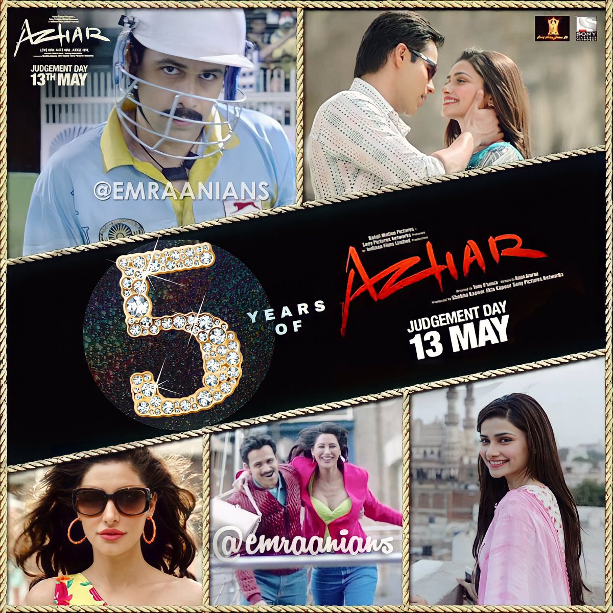 KaayaHashmi's tweet photo. A biopic of a man with many shades. Celebrating Five Years of #Azhar!
#5YearsOfAzhar @emraanhashmi @ItsPrachiDesai @NargisFakhri @LaraDutta #KunaalRoyKapoor #TonyDsouza @ektaravikapoor #ShobhaKapoor @RuchikaaKapoor
@balajimotionpic
#EmraanHashmi https://t.co/nbAgDhD8fJ