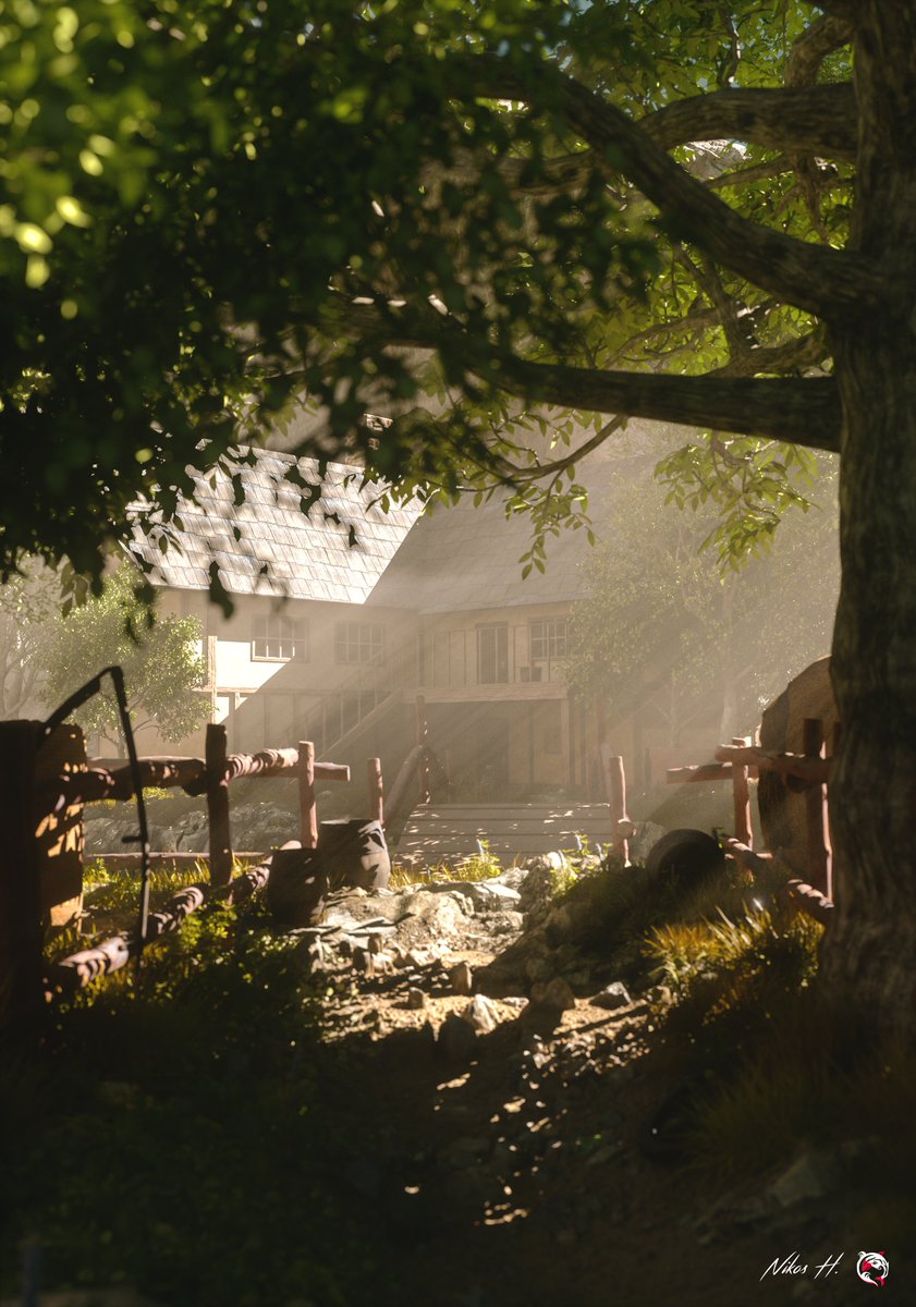 Homecoming

Little medieval scene if done last night. 
Using: 
<a href="/OTOY/">OTOY</a> <a href="/quixeltools/">Quixel</a> <a href="/MaxonVFX/">Maxon</a> <a href="/Schindelar3D/">Chris-RDT</a>