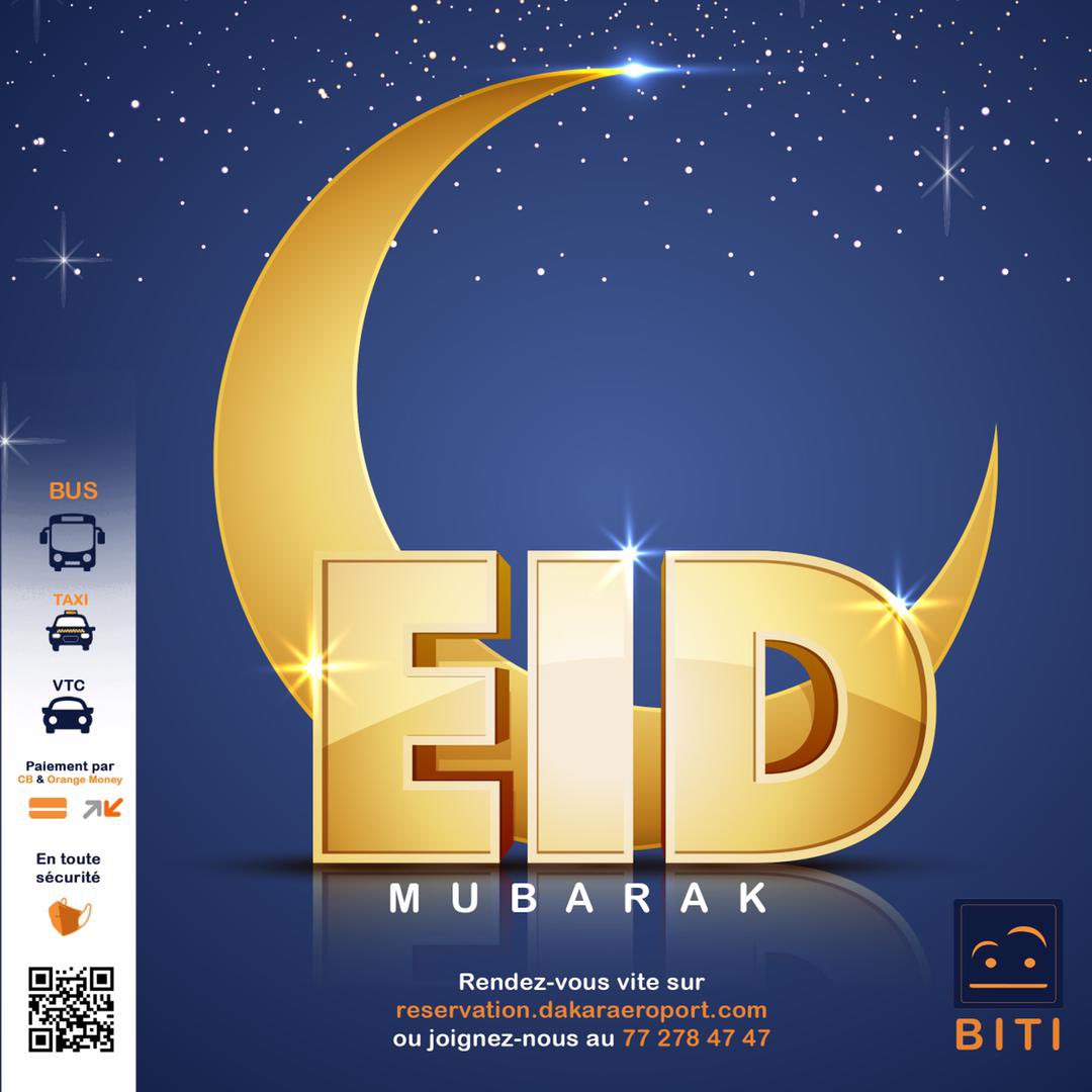 Eid Mubarak !!!
Qu’Allah accepte notre jeûne🤲🏾.
Et bonne fête de l’Ascension à toute la communauté Chrétienne🙏🏽
#Akbitiyanguicibiir💪🏽