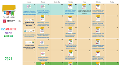 If you are looking for ways to engage with reading and literacy in the local area, check out #ReadMCR's new activity calendar where they share events organised by Read Manchester, @Literacy_Trust and their partners!

https://t.co/wSCCnLSJ0b https://t.co/GqMYzvZTFW