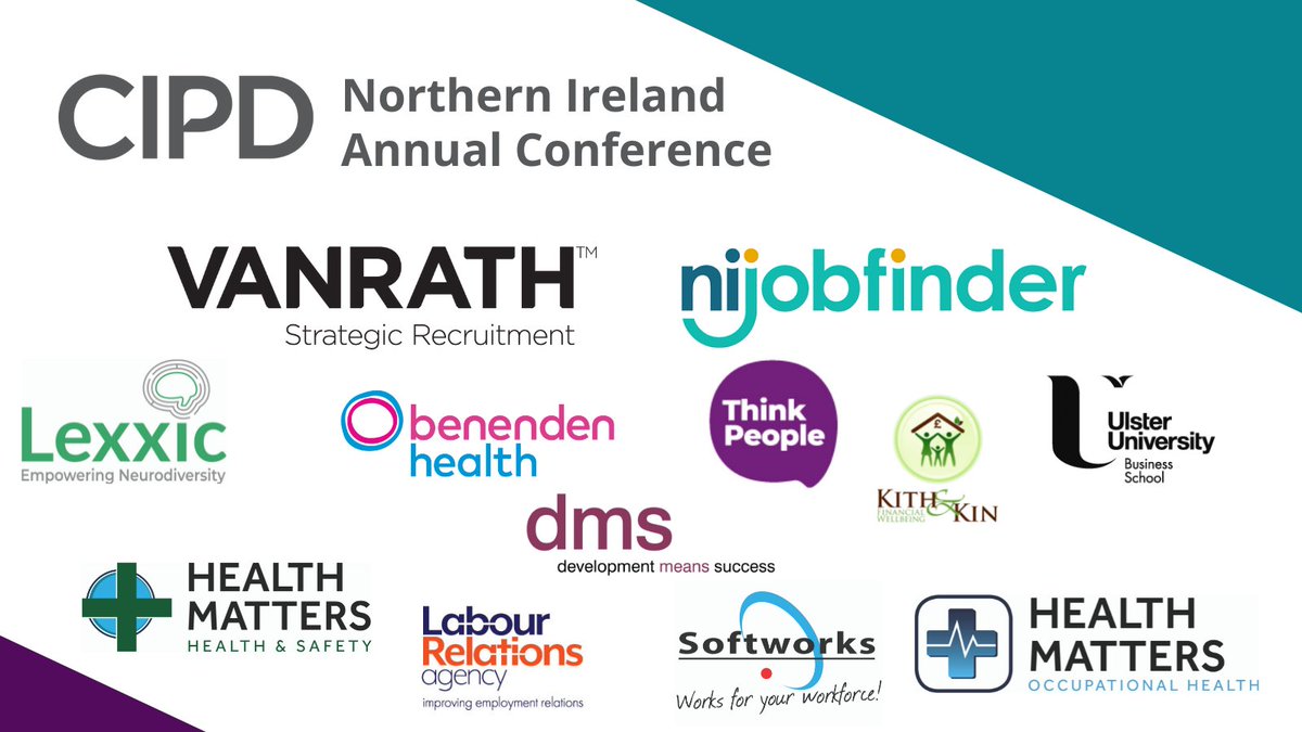 If you're joining us for the #CIPDNIConf21 today, make some time to connect with our sponsors and event partners during the breaks to find out how they could support you and your organisation.