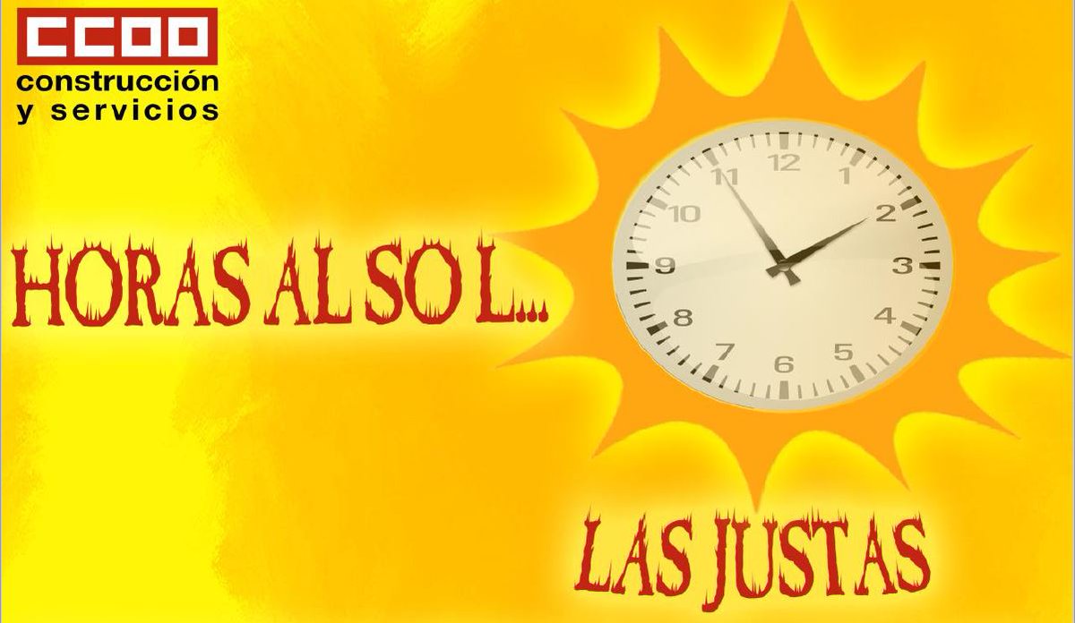 📢"Horas al sol...las justas"

🔥🕗Este año, el lema de la campaña sobre el calor recuerda a los trabajadores y trabajadoras la importancia de minimizar la exposición al sol como principal medida de prevención

👉Más info: bit.ly/3uEeqsN