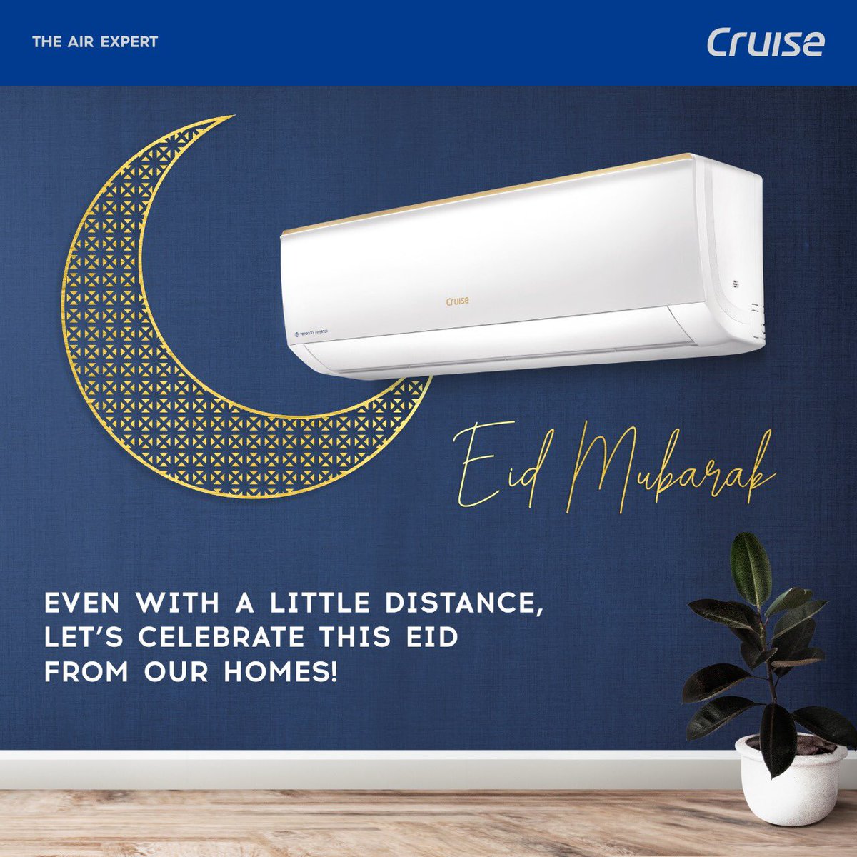 Eid Mubarak wishes from the Cruise family! 
May this holy day bless your life with health, peace &amp; prosperity. Stay safe, stay strong and stay healthy!