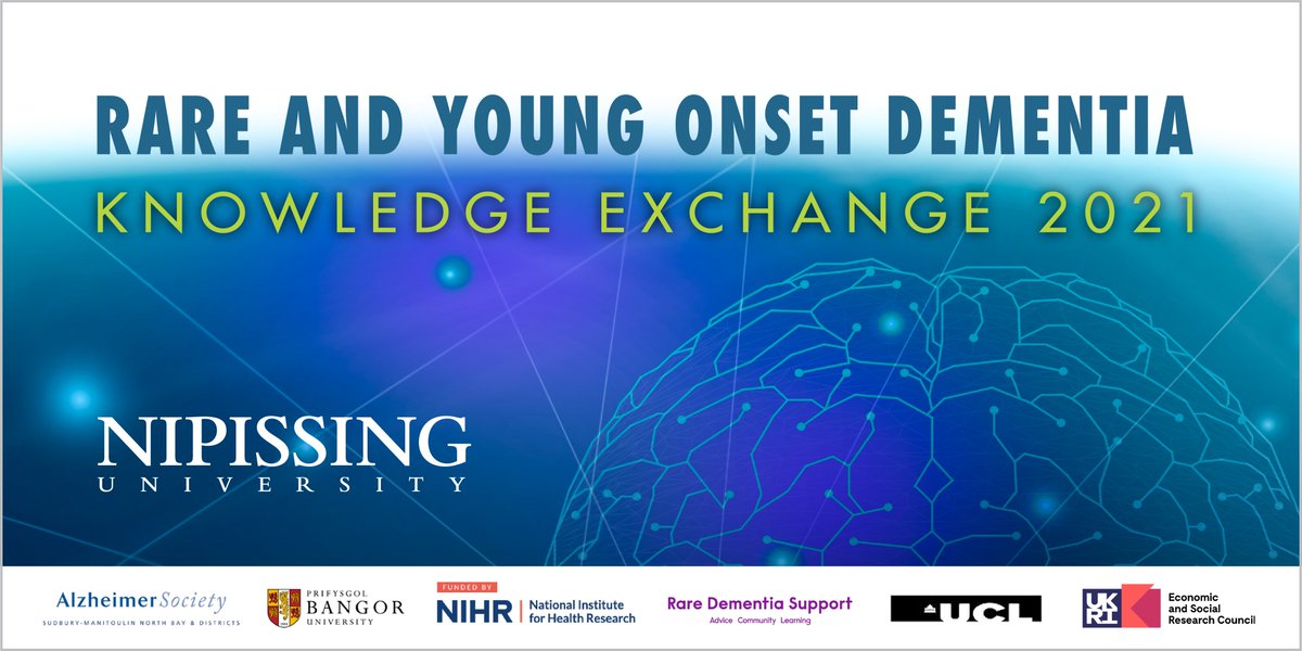 Join us <a href="/RDS_ImpactStudy/">Rare Dementia Support Impact Study</a> 🇨🇦 on Wednesday June 16 for our #knowledgeexchange 2021 to discuss #raredementia and #youngonsetdementia. Link to agenda, speakers, and free registration here: eventbrite.ca/e/rare-and-you…