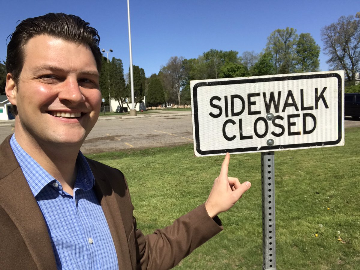 AaronDimick's tweet photo. Out being a PIO today in the City of @CityOfJacksonMi! Did an interview with @WLNS about a new pedestrian trail going in at Ella Sharp Park! Also, I’m back on Twitter after 2.5 years! https://t.co/7lxGJ2gSfx