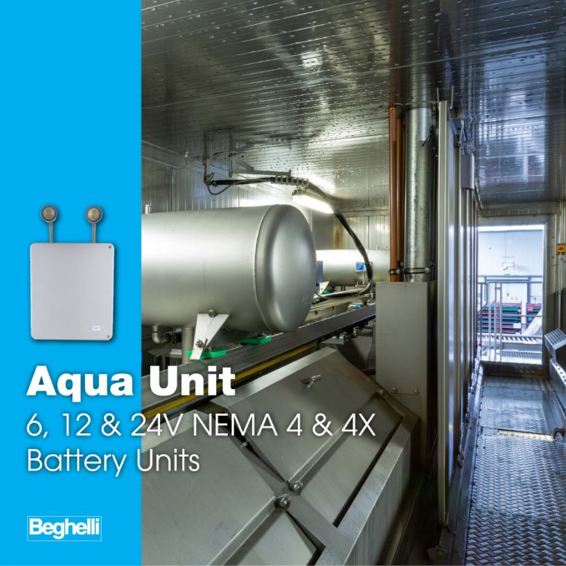 BeLuceCanada's tweet photo. The Aqua Unit is constructed from a durable, fully gasketed NEMA 4 and 4X rated fiberglass housing. It is available in 6, 12 or 24V up to 720W with a high-efficiency two stage charger. 

For more info: https://t.co/8JhYsXjRYr

#emergencylighting #emergencysolutions #batteryunits https://t.co/LfibMbCgqx