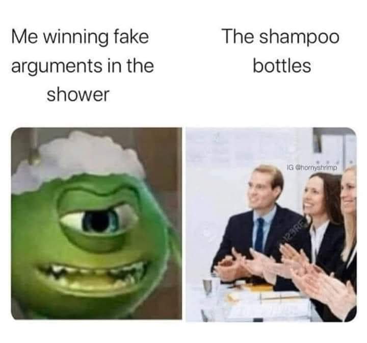 InmunoUnicornio's tweet photo. Defendiendo mi tesis // Mi jurado de botellas de shampoo
🧴👏🏼🧴👏🏼🧴👏🏼
#PhDLife
#ShowerThoughts
#FakeArguments https://t.co/6mIGjdfUDv