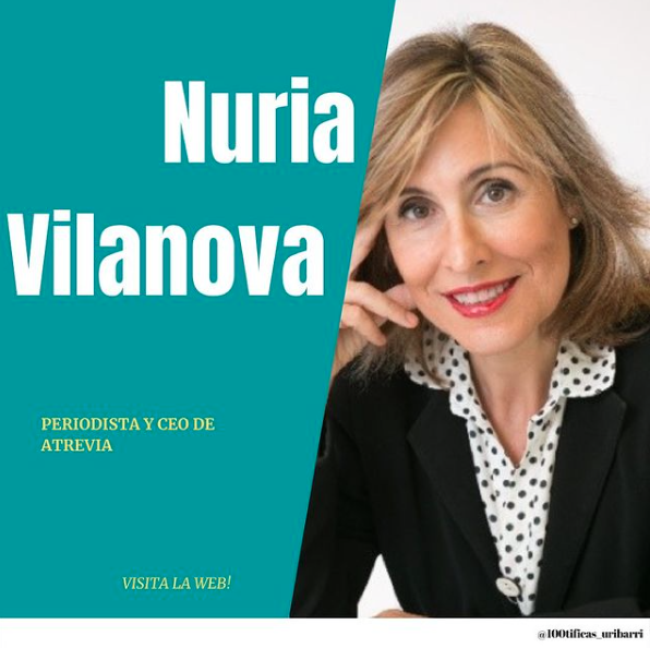 Núria Vilanova, fundadora y presidenta de ATREVIA... conoce más en nuestra web:maroru24.github.io/index.html/ind…
<a href="/iesmuribarri/">IES M. Uribarri</a> <a href="/wisibilizalas/">Wisibilizalas</a> <a href="/cfiesalamanca/">CFIE SALAMANCA</a> <a href="/crfptic/">CRFPTIC</a> <a href="/UPFBarcelona/">UPF Barcelona</a> <a href="/WomenScienceDay/">Women in Science Day</a> <a href="/11defebreroES/">Día Mujer y Ciencia</a> <a href="/InspirinGirlsE/">Inspiring Girls Esp</a>  <a href="/tecuribarri/">Alvaro</a> <a href="/carmeniglesiasb/">Carmen Iglesias 🙋</a> <a href="/Bcodesal/"> Bcodesal</a> <a href="/mujeresTech/">MujeresTech&Aliados</a> <a href="/ielenaR/">Elena Rodriguez</a>