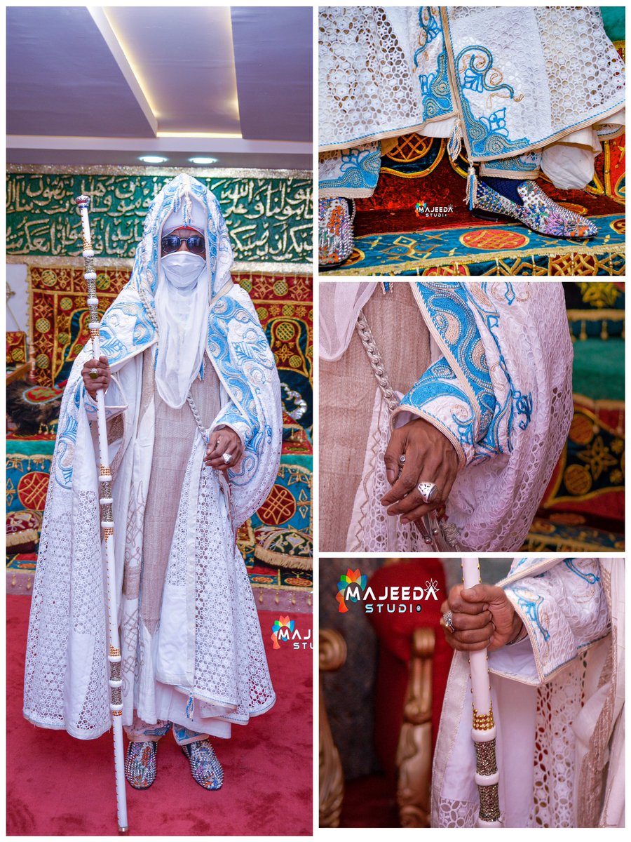 Majeeda_studio's tweet photo. Mai Martaba Sarki Khalifa Muhammad Sanusi II kenan yayin daya gudanar da Sallah edi a garin kaduna. https://t.co/buBaX6pB59