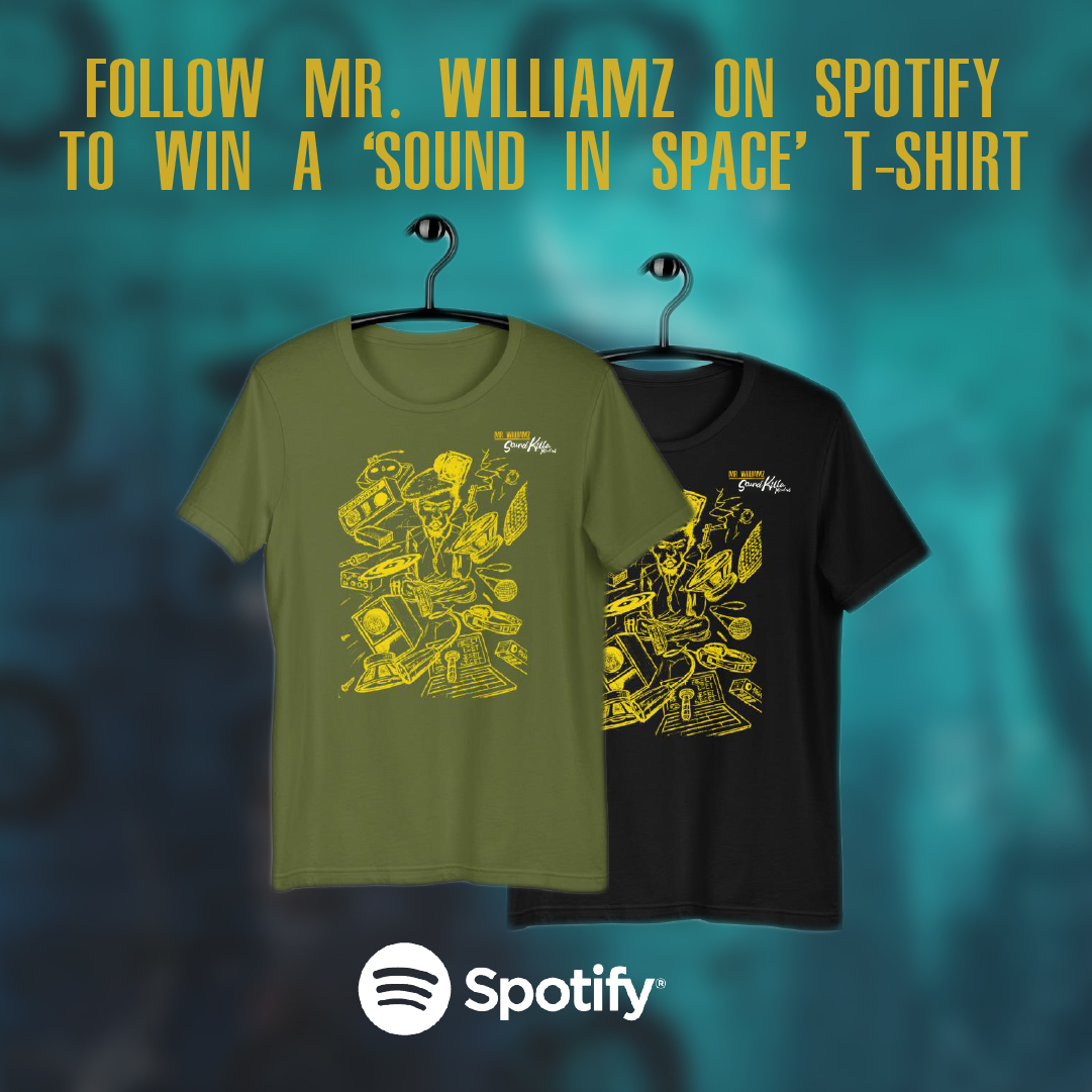 Follow me on Spotify to be in with the chance of winning an exclusive 'Sound In Space' T-Shirt from my 'SoundKilla Mindset' merch collection!

Enter here: tenwest.ffm.to/spotifyfollowt…