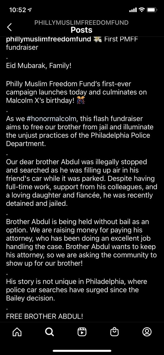 Eid Mubarak! Open up ya wallets! Free Brother Abdul! PLEASE SHARE WIDELY
#honormalcolm #freeabdul #freeemall