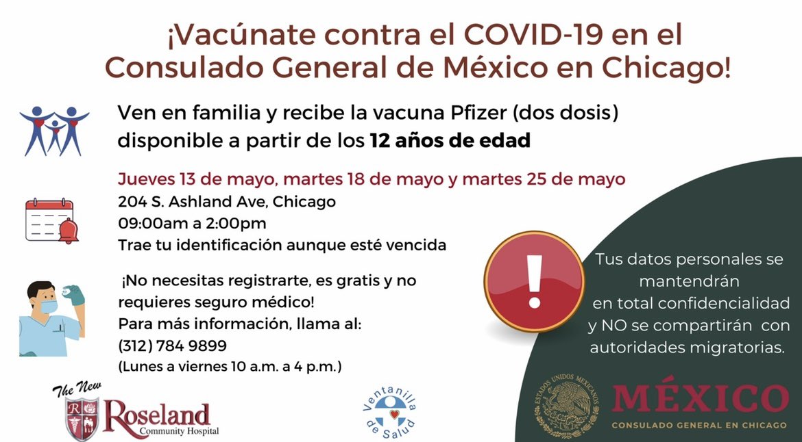 Consulado General de México en Chicago tweet media