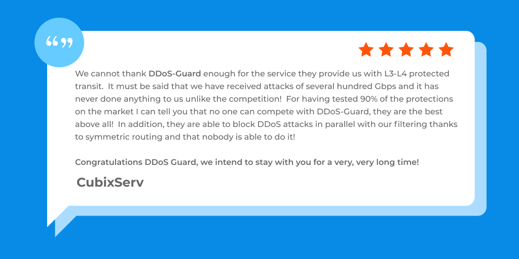 DDoS-Guard Ltd. tweet media